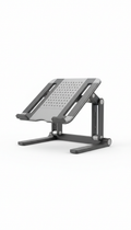 Adjustable Laptop Stand with Cable Organizer